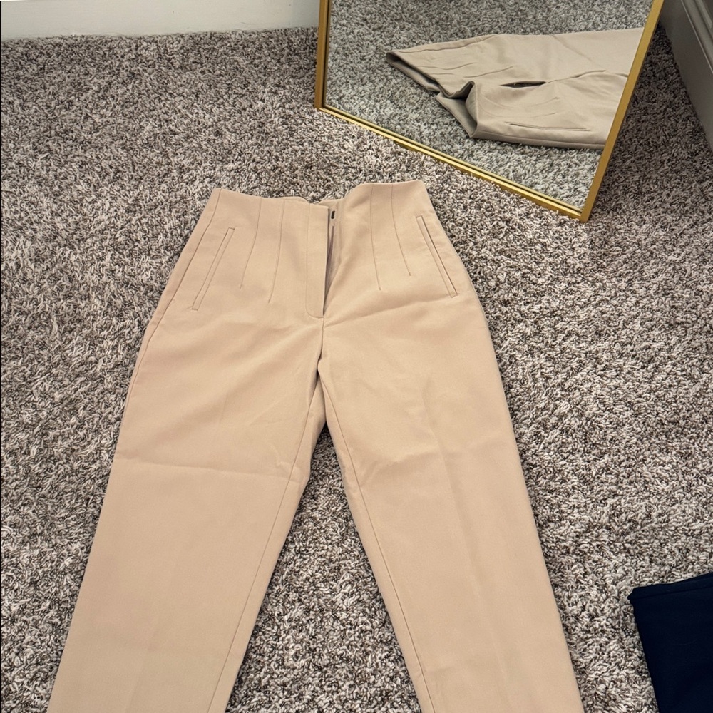 Zara Tan Dress Pants
